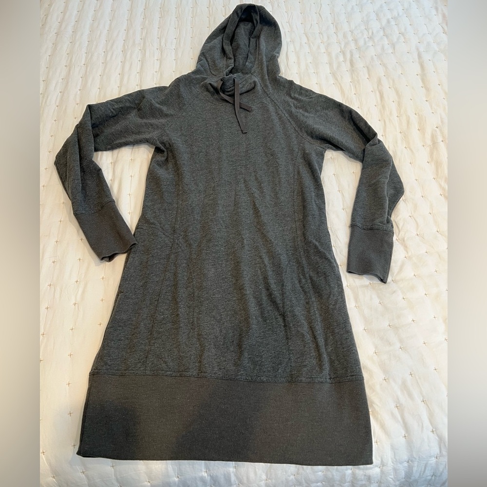 Toad&Co Charcoal Hooded dress